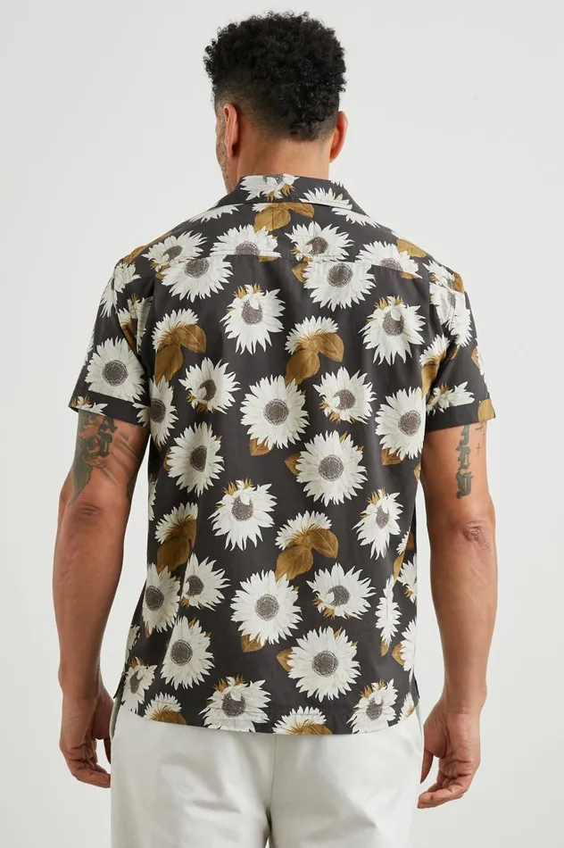 Rails Shirts Men MORENO SHIRT Sunflower Twirl Bark