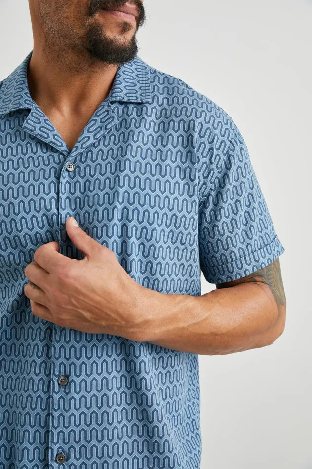 Rails Shirts Men WAIMEA SHIRT Wishbone Blues