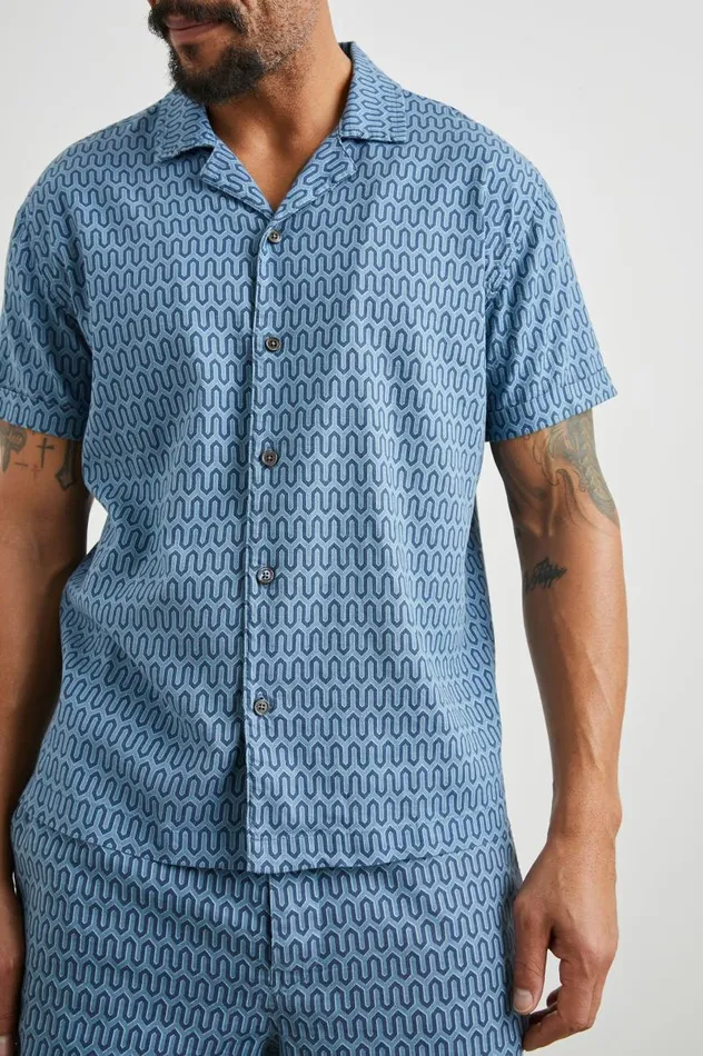 Rails Shirts Men WAIMEA SHIRT Wishbone Blues