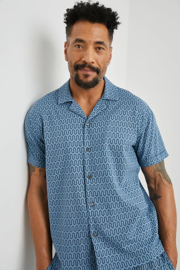 Rails Shirts Men WAIMEA SHIRT Wishbone Blues