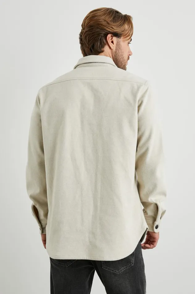 Rails Shirts Men WARNER SHIRT JACKET Beige