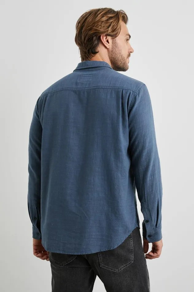 Rails Shirts Men WYATT SHIRT Sea Blue