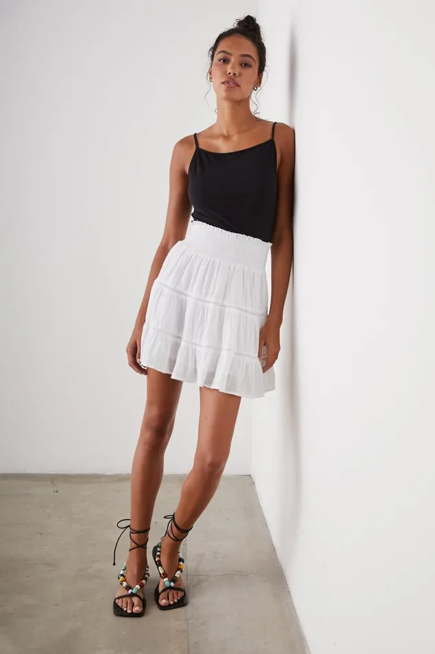 Rails Skirts Women ADDISON SKIRT White Lace Detail