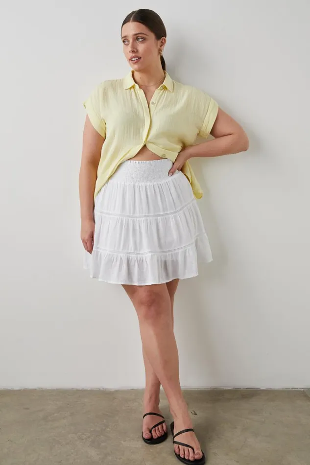 Rails Skirts Women ADDISON SKIRT White Lace Detail