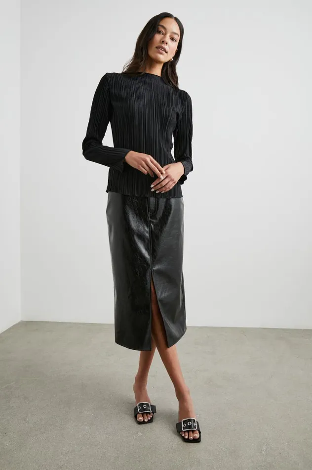 Rails Skirts Women NORMA SKIRT Black Patent