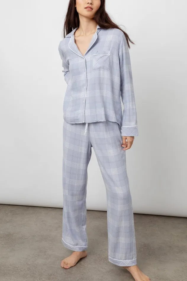 Rails Sleepwear and Lounge Women CLARA PAJAMA SET Sky Ivory Midnight