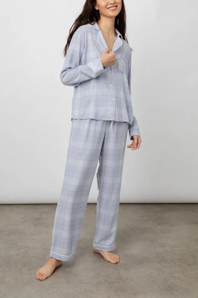 Rails Sleepwear and Lounge Women CLARA PAJAMA SET Sky Ivory Midnight