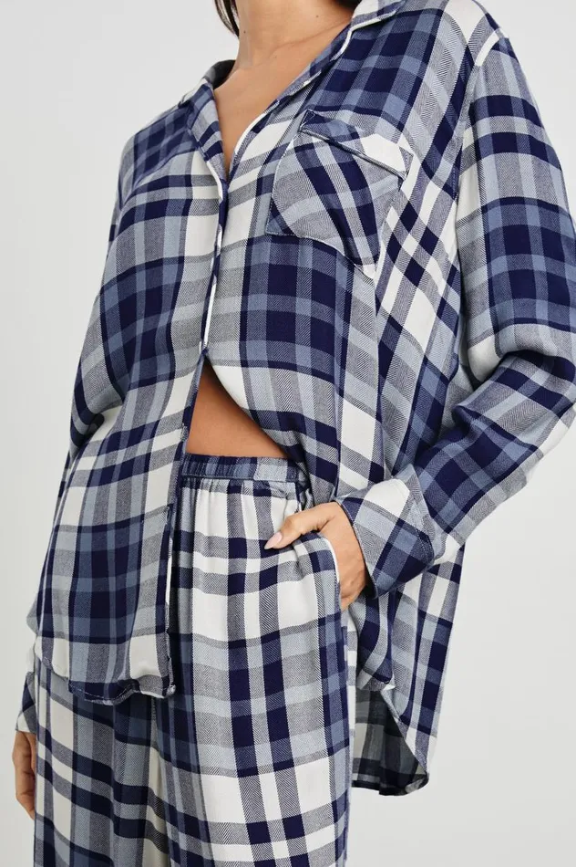 Rails Sleepwear and Lounge Women LUNA PAJAMA SET Lake Blue Cloud