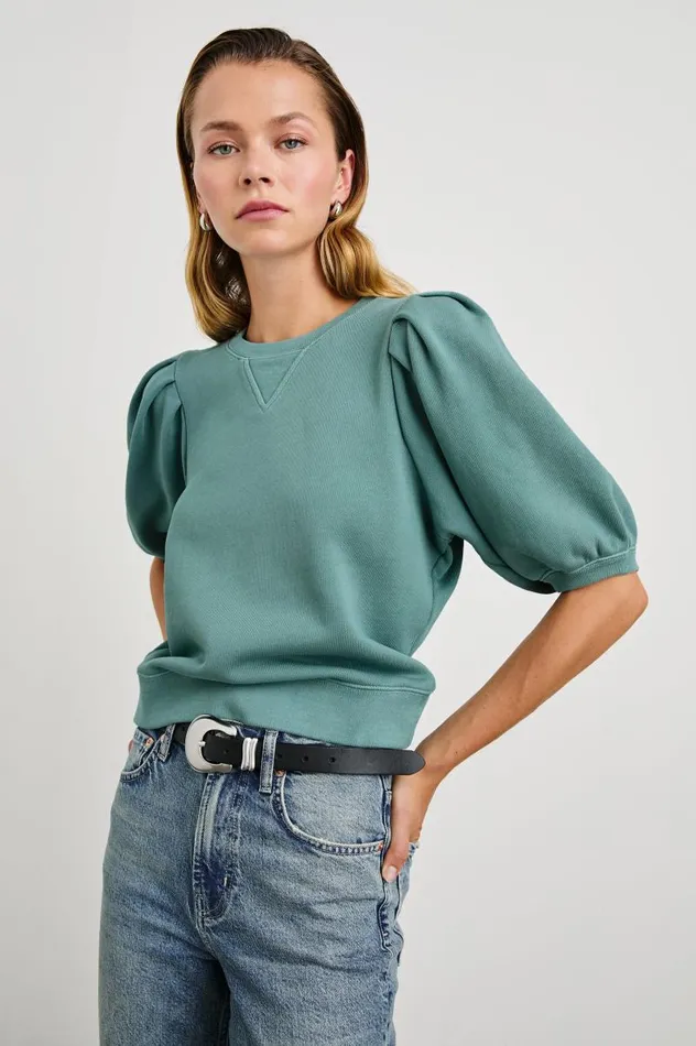 Rails Sweaters Women CAMY SWEATSHIRT Stone Blue