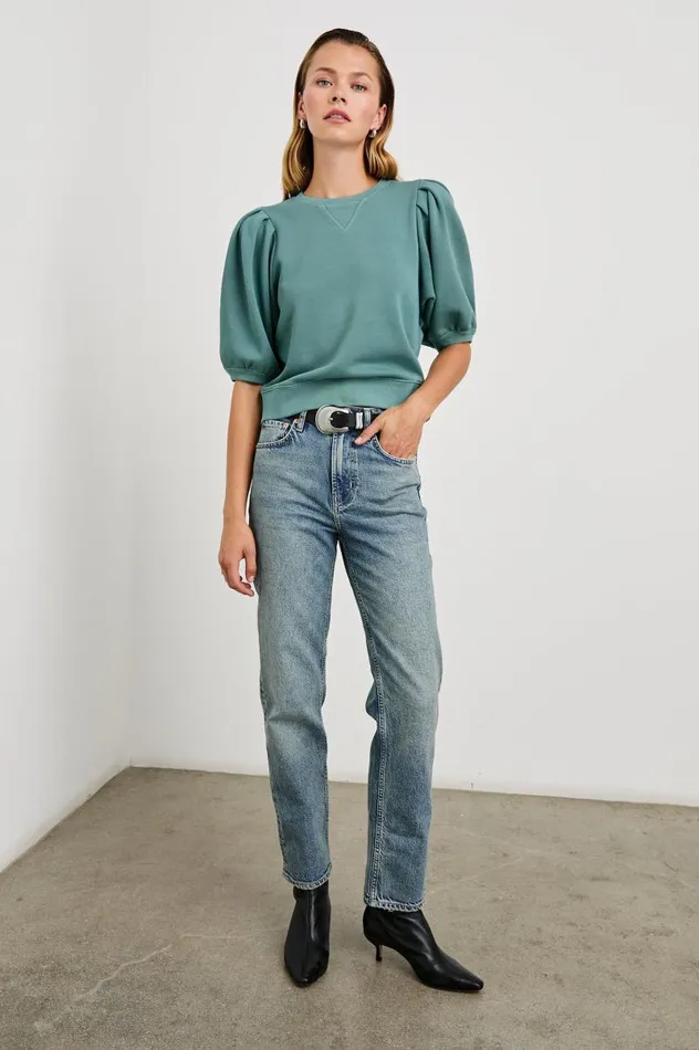 Rails Sweaters Women CAMY SWEATSHIRT Stone Blue