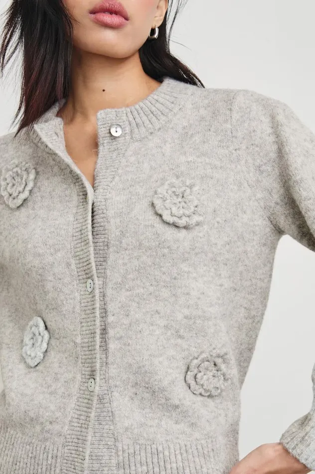 Rails Sweaters Women FRANCESCA CARDIGAN Heather Grey