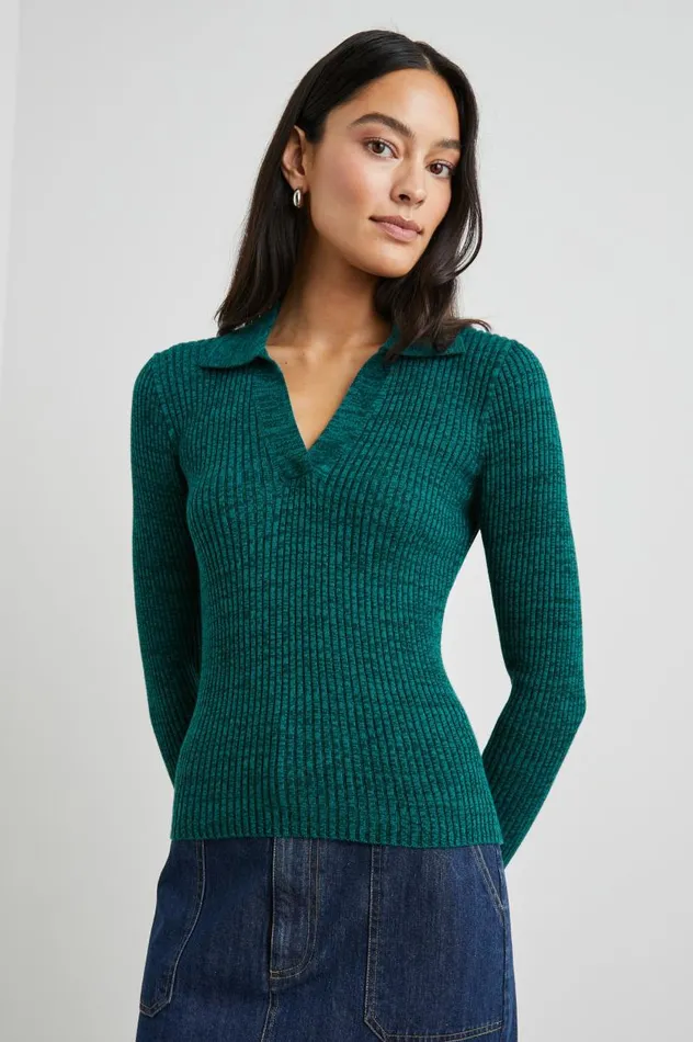 Rails Sweaters Women KENNEDY SWEATER Evergreen