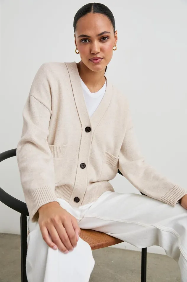 Rails Sweaters Women LINDI CARDIGAN Oatmeal