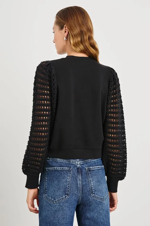 Rails Sweaters Women MELODY SWEATSHIRT Black