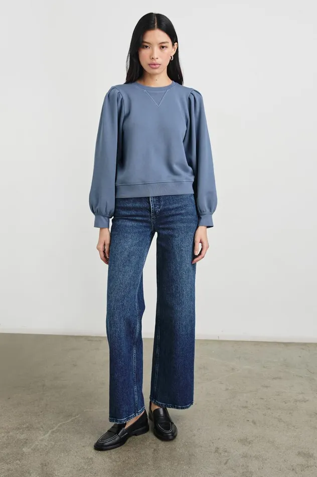 Rails Sweaters Women TIFFANY SWEATSHIRT Faded Periwinkle