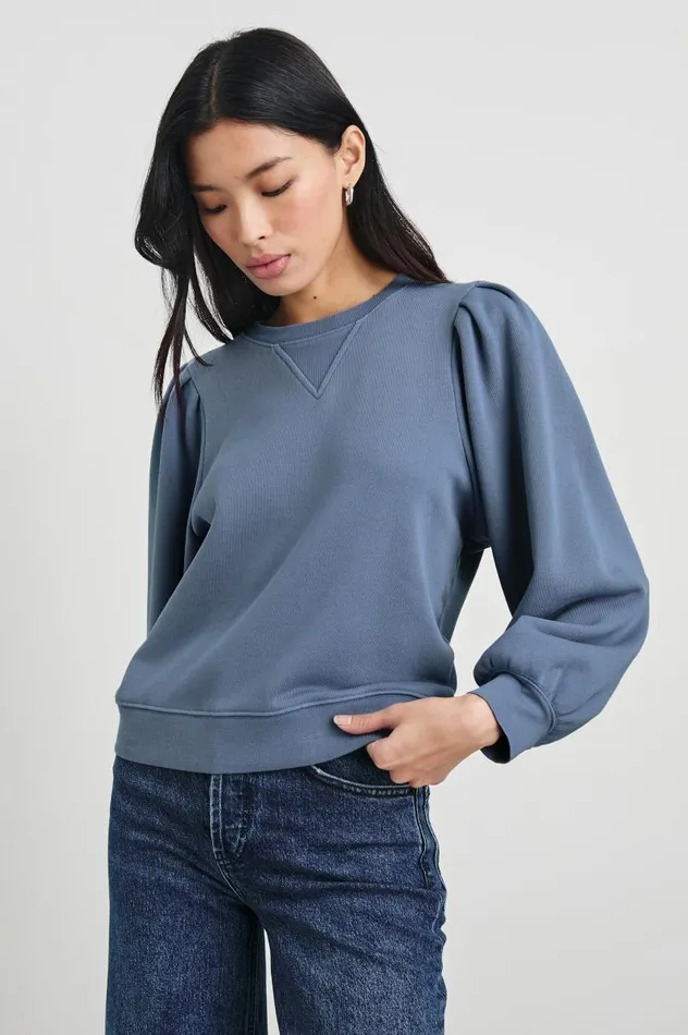 Rails Sweaters Women TIFFANY SWEATSHIRT Faded Periwinkle