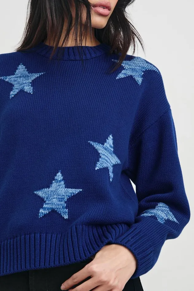 Rails Sweaters Women ZOEY SWEATER Cobalt Galaxy