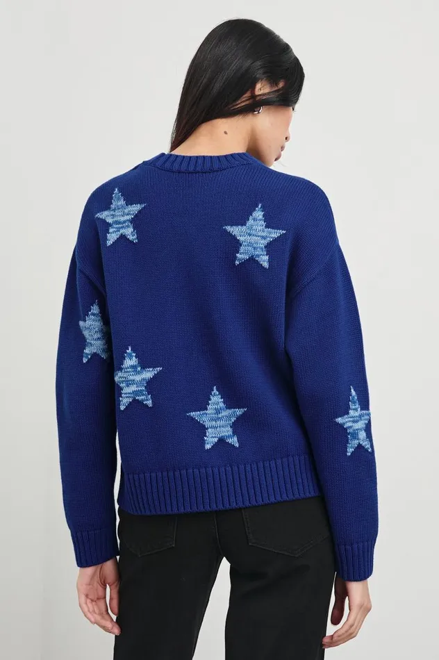 Rails Sweaters Women ZOEY SWEATER Cobalt Galaxy
