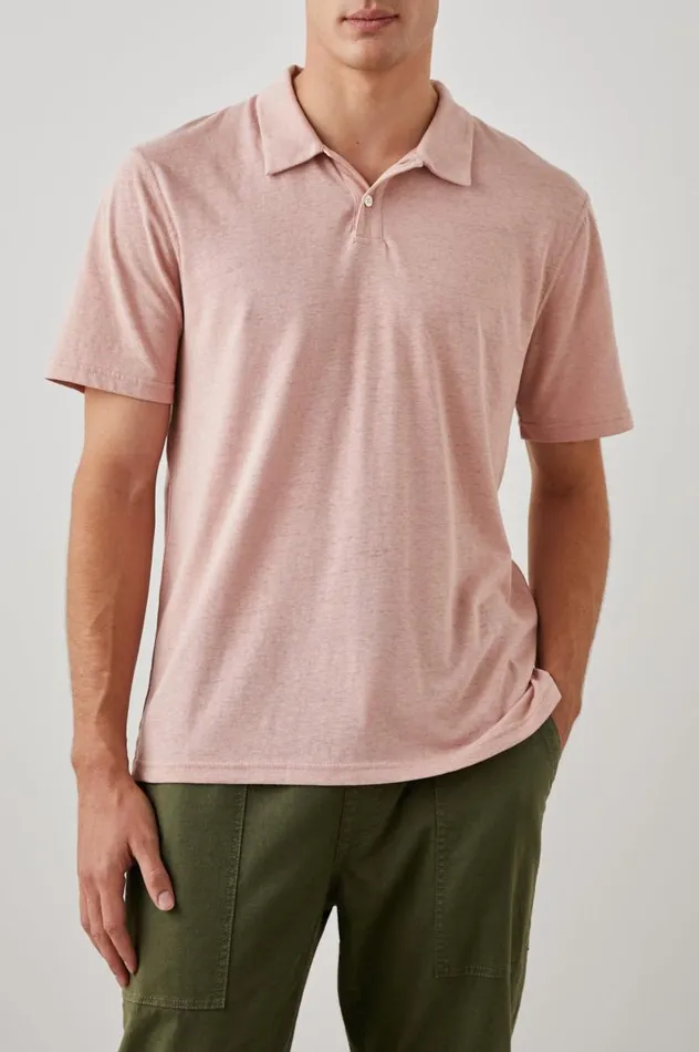 Rails TShirts and Thermals Men LEVANT POLO SHIRT Flamingo