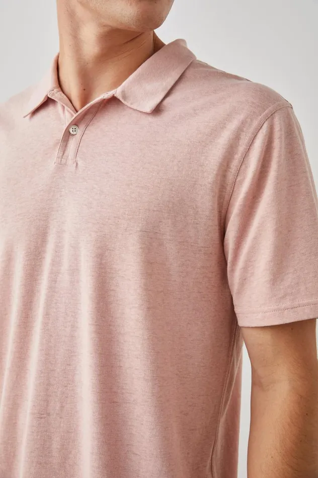 Rails TShirts and Thermals Men LEVANT POLO SHIRT Flamingo