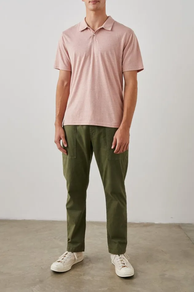 Rails TShirts and Thermals Men LEVANT POLO SHIRT Flamingo