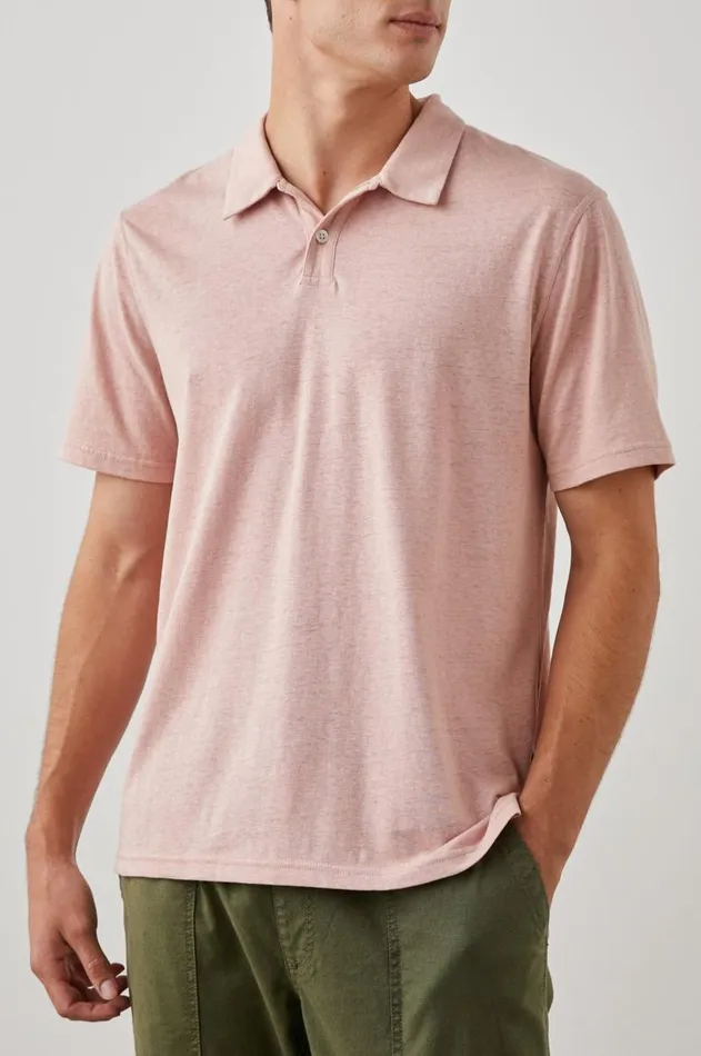 Rails TShirts and Thermals Men LEVANT POLO SHIRT Flamingo