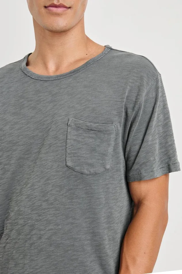 Rails TShirts and Thermals Men SKIPPER TSHIRT Washed Black