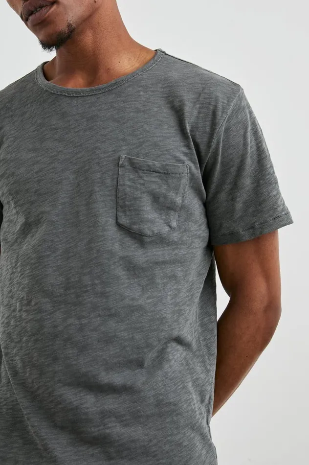 Rails TShirts and Thermals Men SKIPPER TSHIRT Washed Black