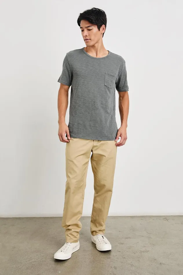 Rails TShirts and Thermals Men SKIPPER TSHIRT Washed Black