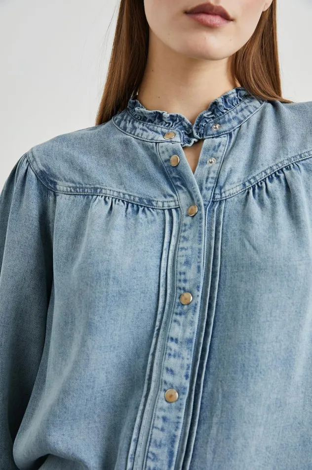 Rails Tops Women ALANNA SHIRT Antique Indigo