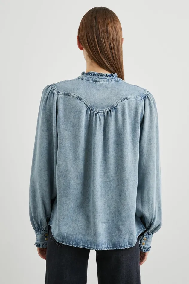 Rails Tops Women ALANNA SHIRT Antique Indigo