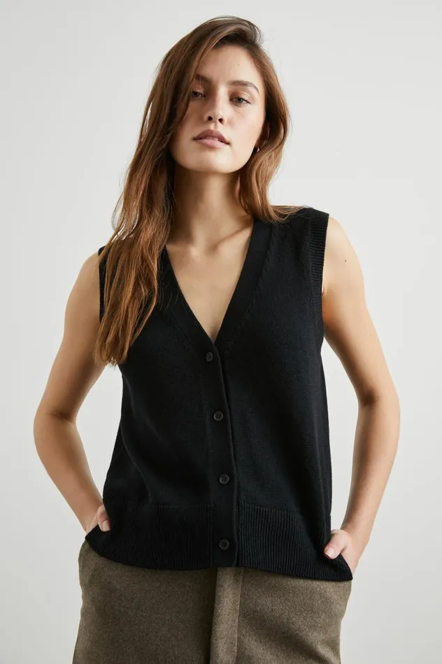 Rails Tops Women ANNIKA VEST Jet Black