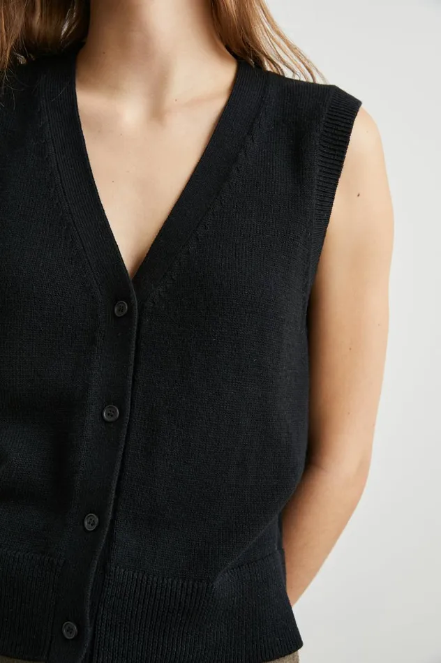 Rails Tops Women ANNIKA VEST Jet Black