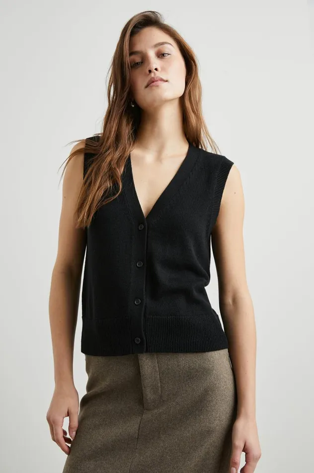 Rails Tops Women ANNIKA VEST Jet Black