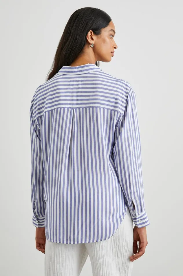 Rails Tops Women ELLE SHIRT Blue White Stripe