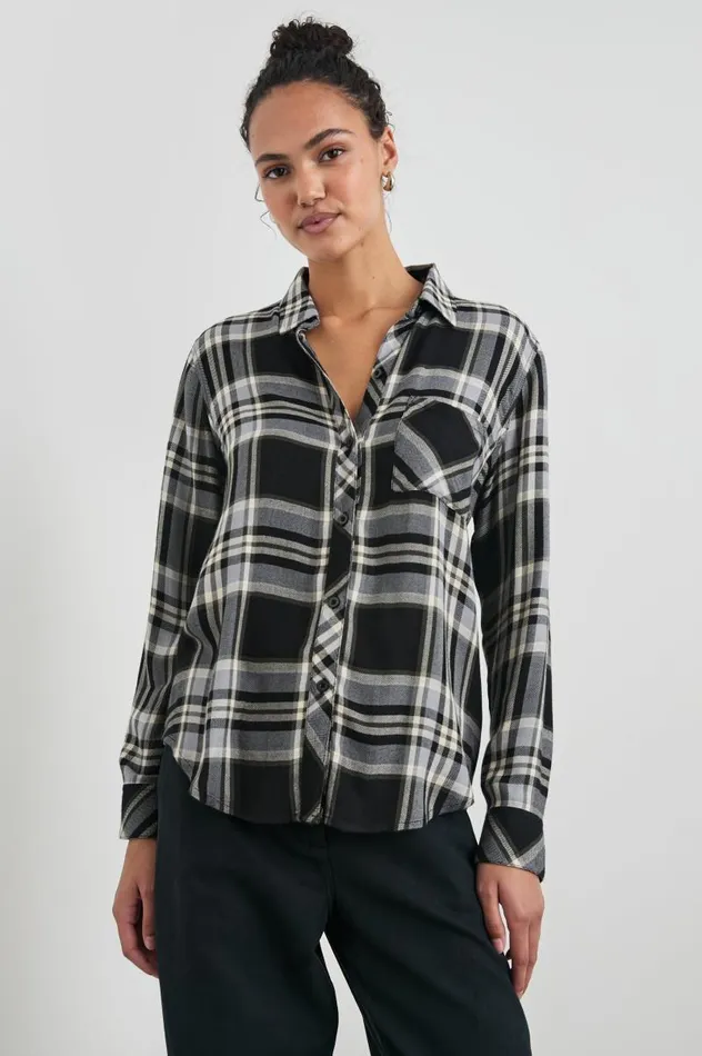 Rails Tops Women HUNTER SHIRT Ivory Cloud