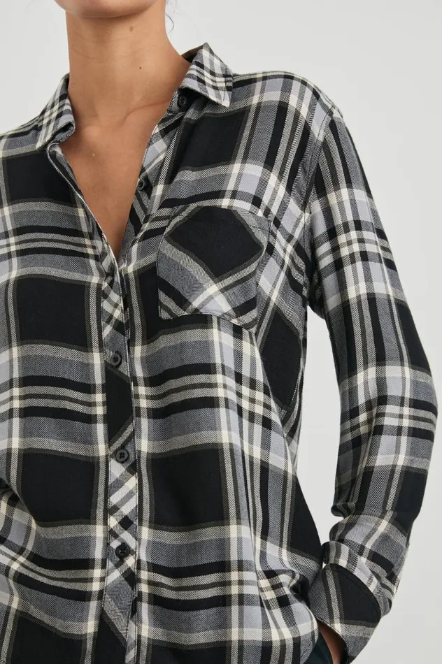 Rails Tops Women HUNTER SHIRT Ivory Cloud
