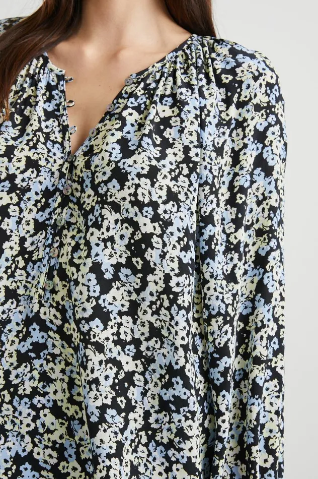 Rails Tops Women INDI TOP Midnight Meadow Floral