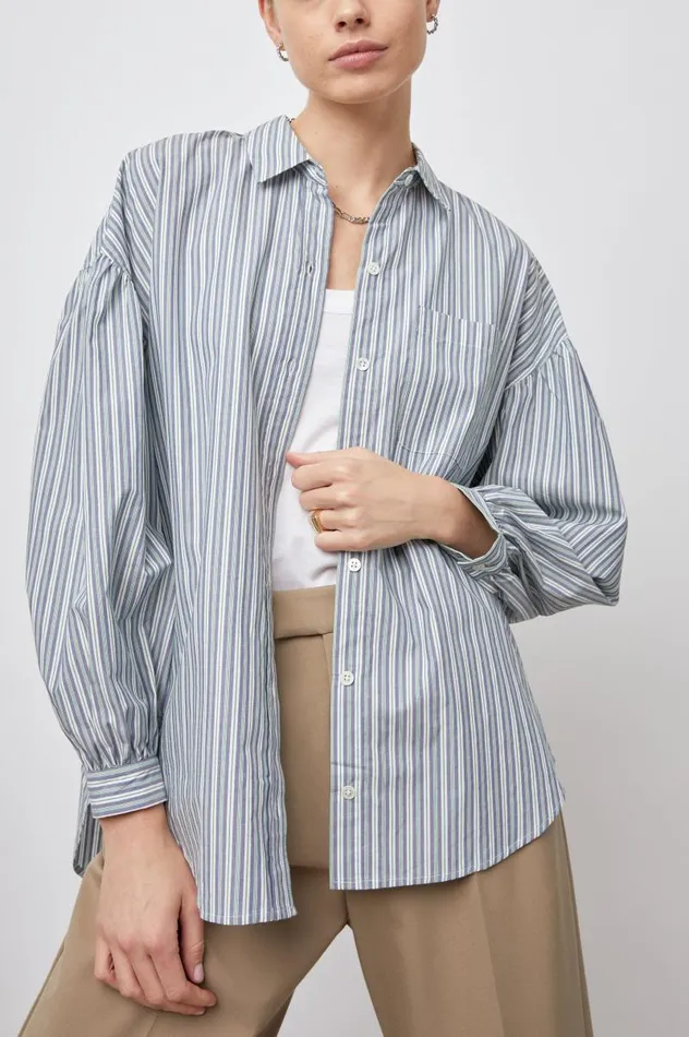 Rails Tops Women JANAE SHIRT Bank Stripe