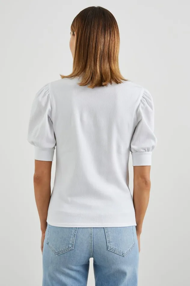 Rails Tops Women JEWEL TOP White Rib