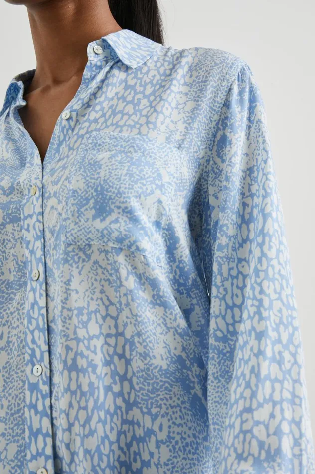 Rails Tops Women JOSEPHINE SHIRT Aqua Mixed Animals