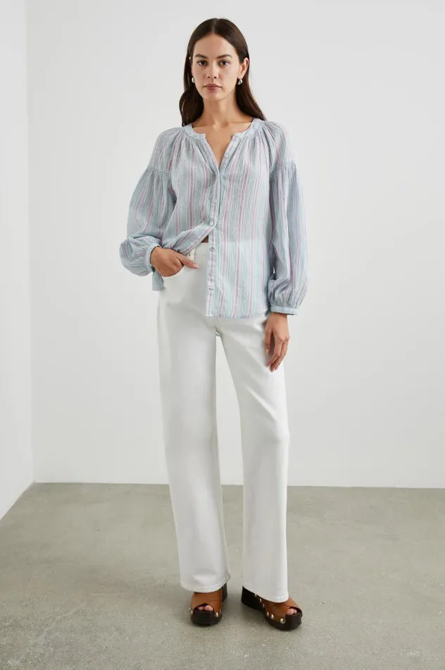 Rails Tops Women KENLIE SHIRT Placid Stripe