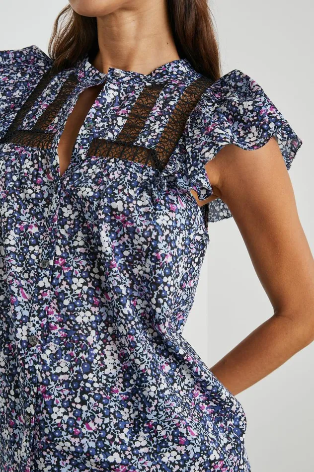 Rails Tops Women LOUELLA TOP Midnight Hyacinth