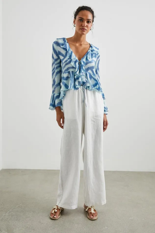 Rails Tops Women NICOLETTA TOP Blue Watercolor Stripes