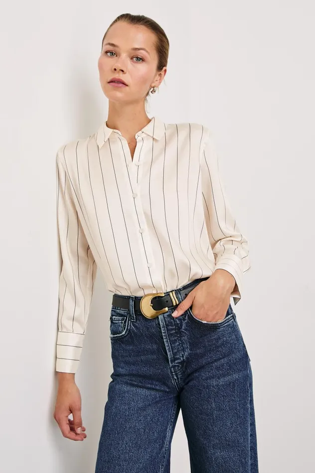 Rails Tops Women SAIGE SHIRT Brixton Stripe
