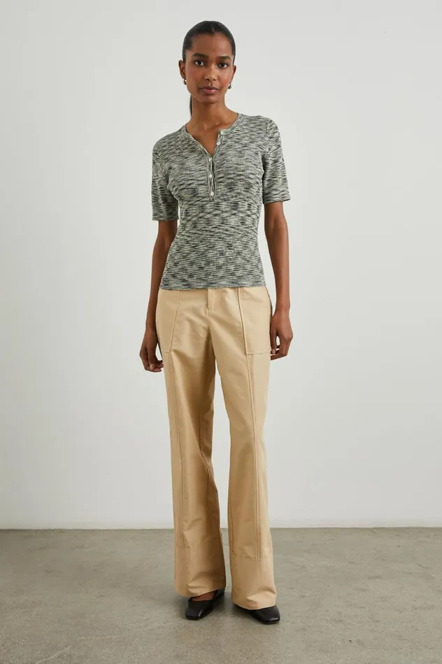 Rails Tops Women TONI TOP Mint Navy Space Dye