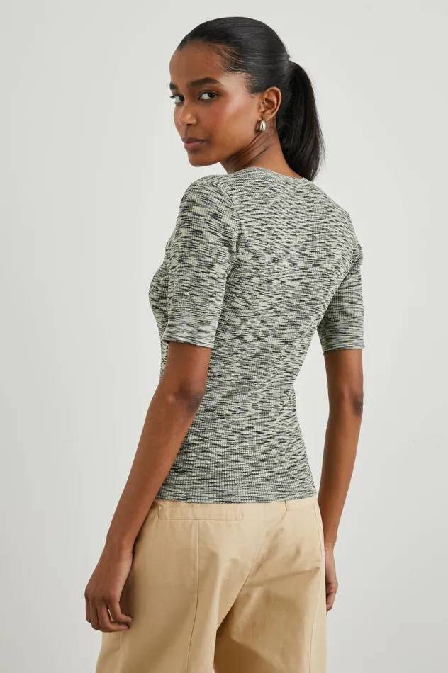 Rails Tops Women TONI TOP Mint Navy Space Dye