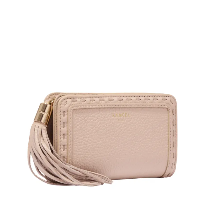 Rectangular Zip Compact Wallet Cappuccinogold Women Lancel Purse