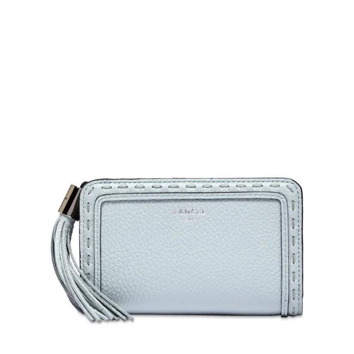 Rectangular Zip Compact Wallet Opaline Women Lancel Purse