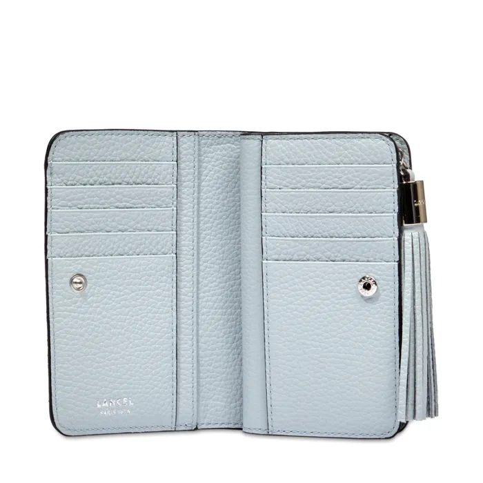 Rectangular Zip Compact Wallet Opaline Women Lancel Purse Rectangular Zip Compact Wallet Opaline Women Lancel Purse